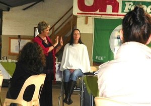 Mode en sjampanje in die fynbos